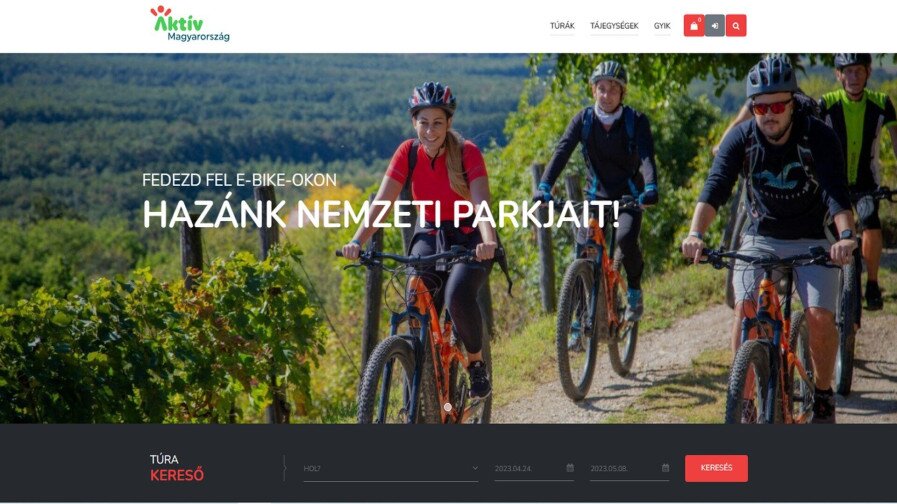 Aktív- és Ökoturisztikai Fejlesztési Központ E-bringatúra