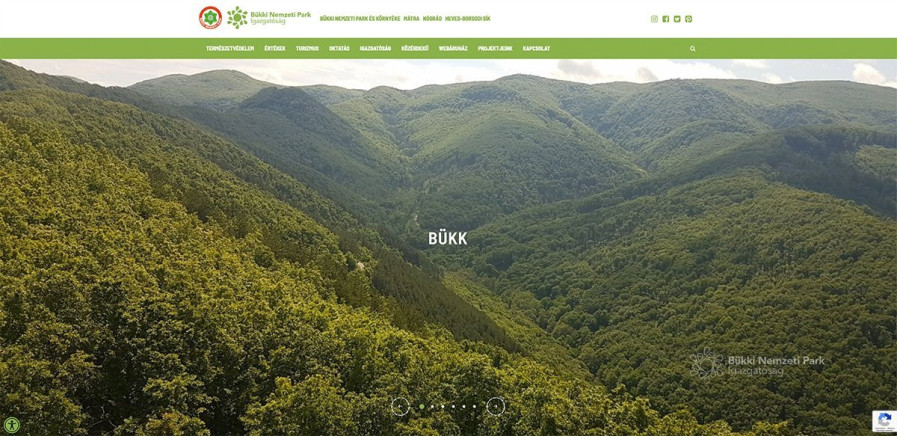 Bükki Nemzeti Park webhelyei és jegyértékesítés