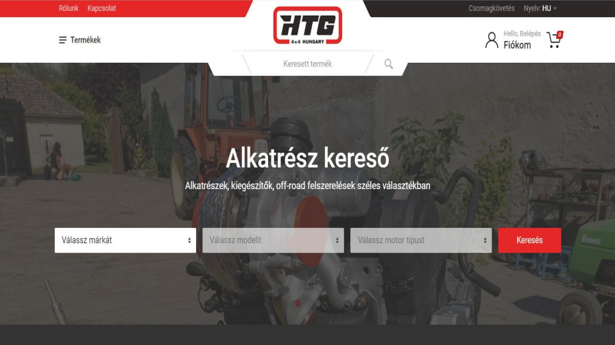 HTG 4x4 webáruház