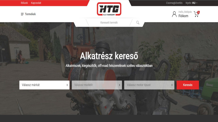 HTG 4x4 webáruház