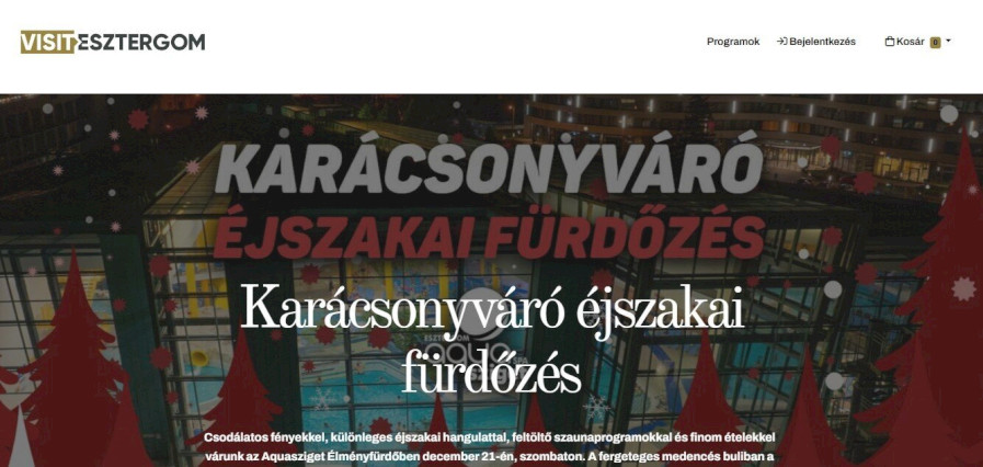 Esztergom Online jegyértékesítő rendszere