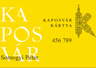 Kaposvár kártya