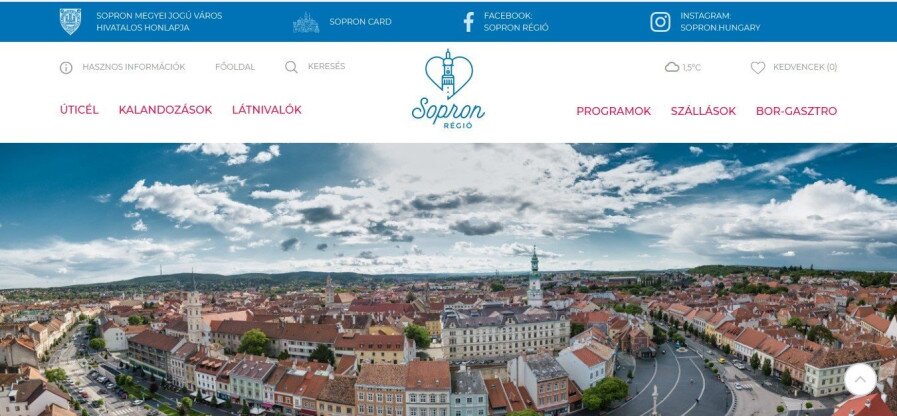 Sopron és a Fertő-táj turisztikai honlapja