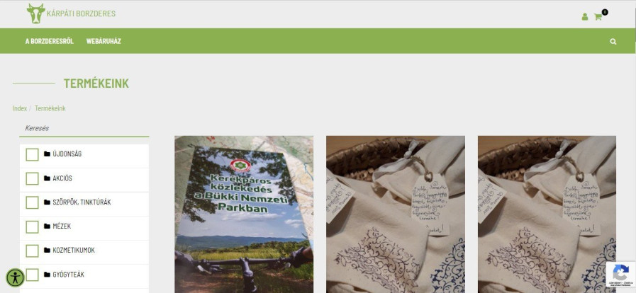 Webáruház - karpatiborzderes